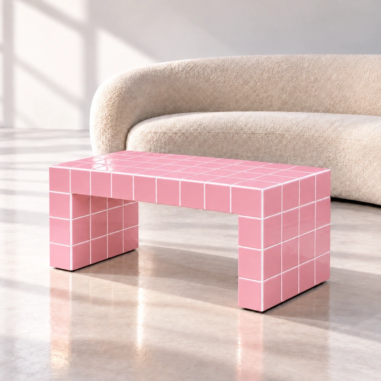 Mesa ratona PONTE en rosa
